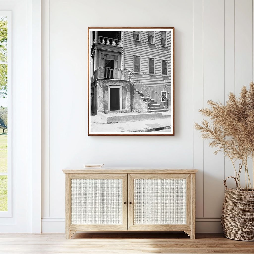 Charleston SC 1900s Architectural Details of Lodging House