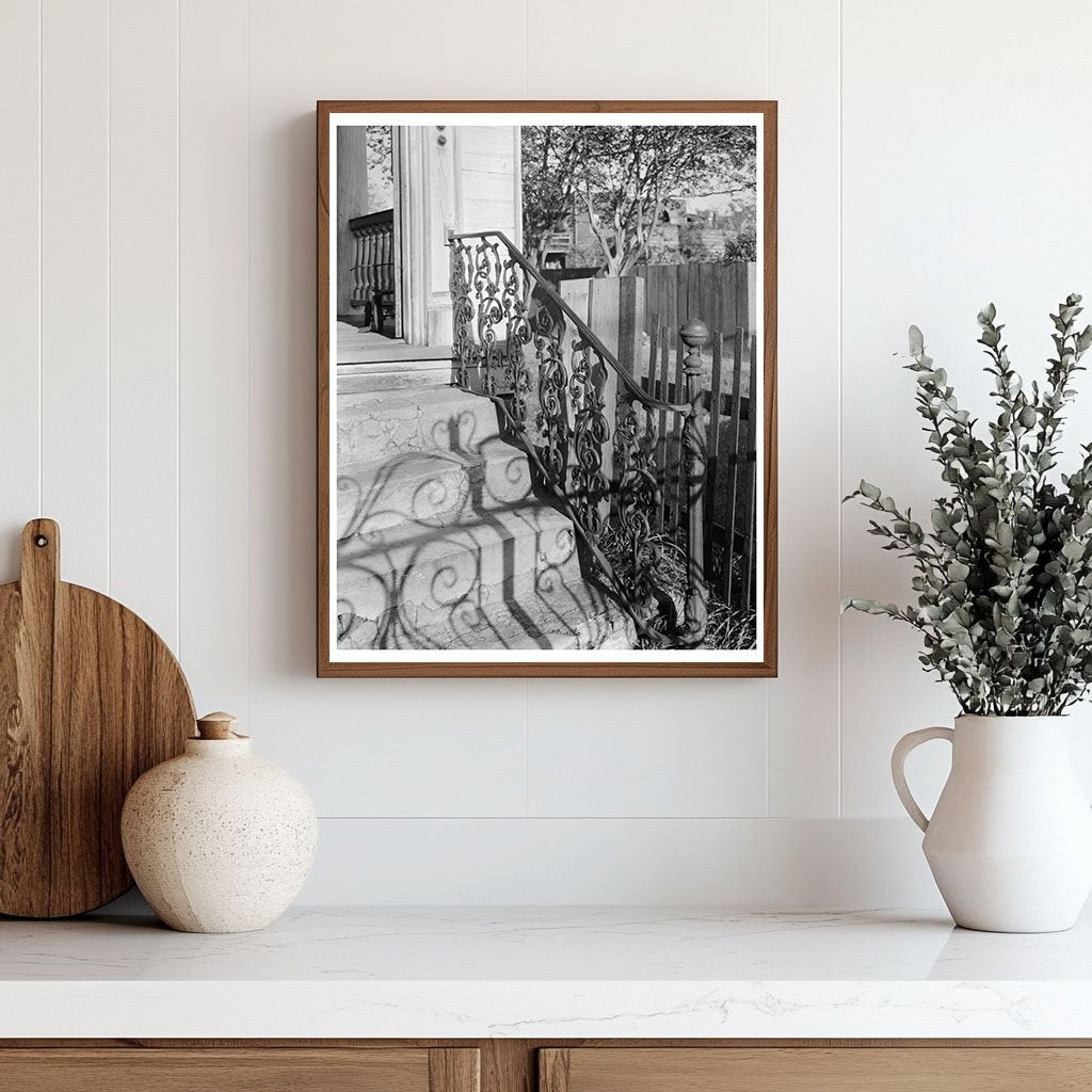 Charleston SC Ironwork Photography, Mid-20th Century