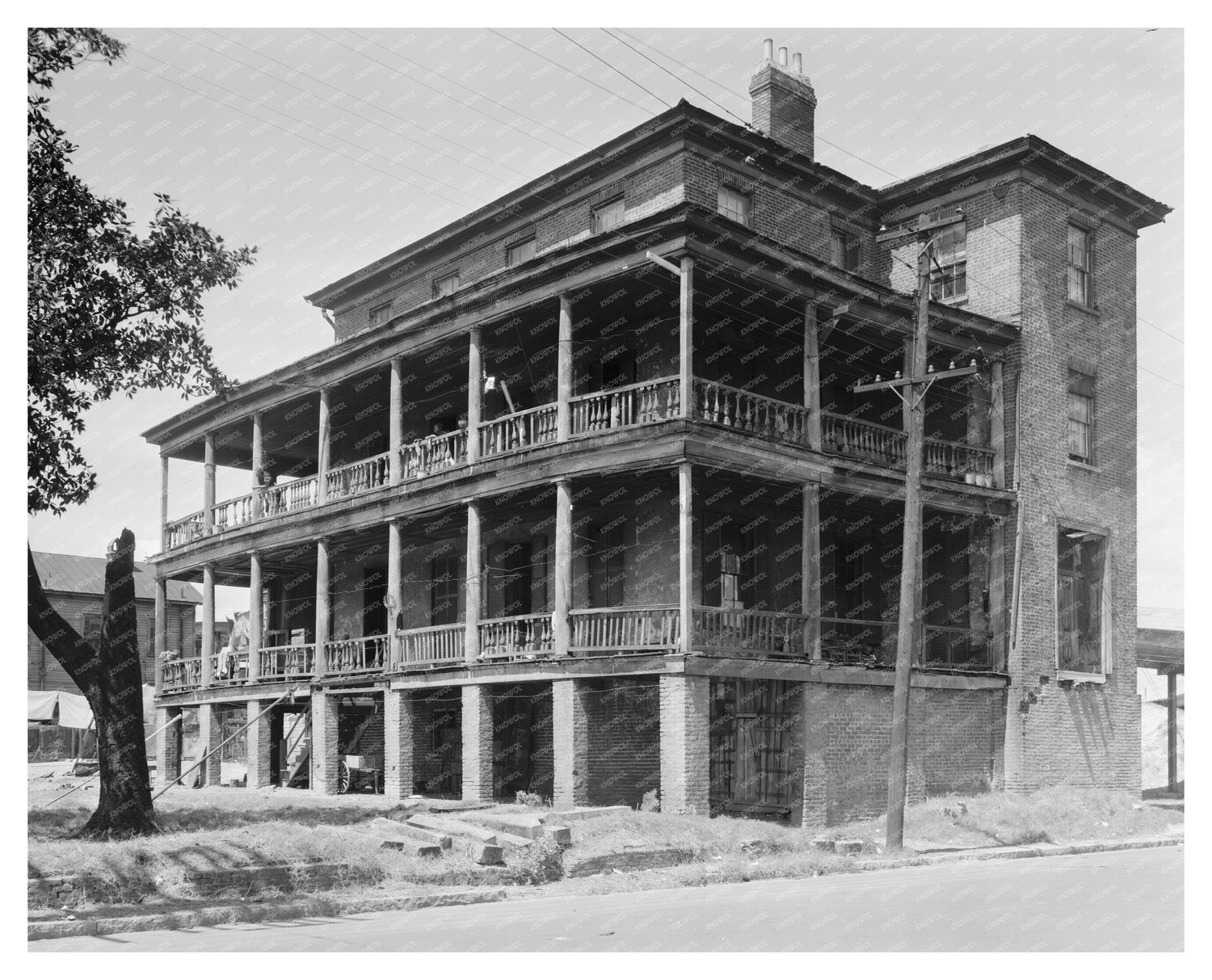 Charleston SC Architecture History 1930s Vintage Photo
