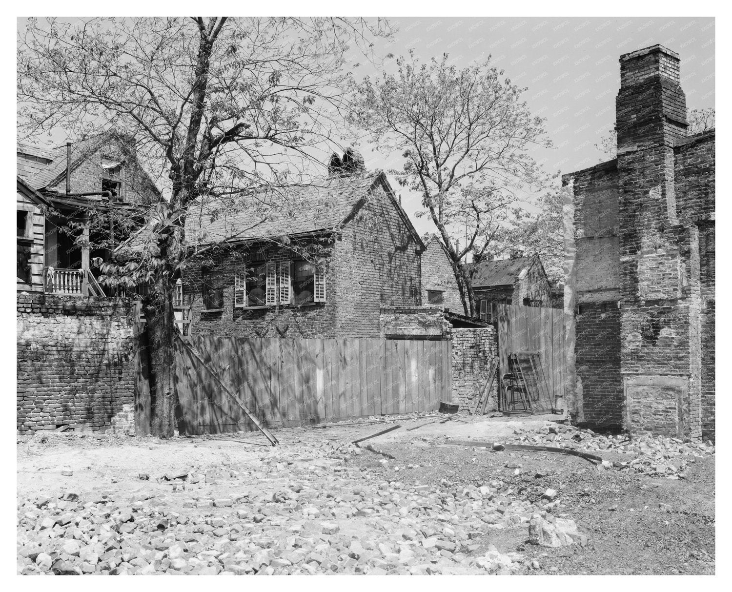 Charleston SC Architecture Photo, Carnegie Survey 1930s