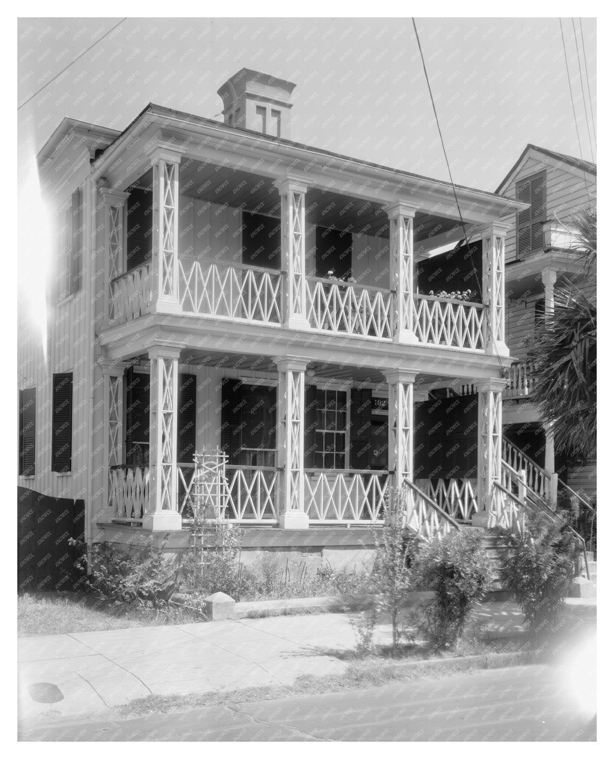 Charleston SC Historic Architecture Photo, 1953