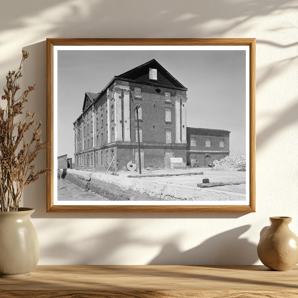 Charleston SC 1860 Vintage Building Photograph