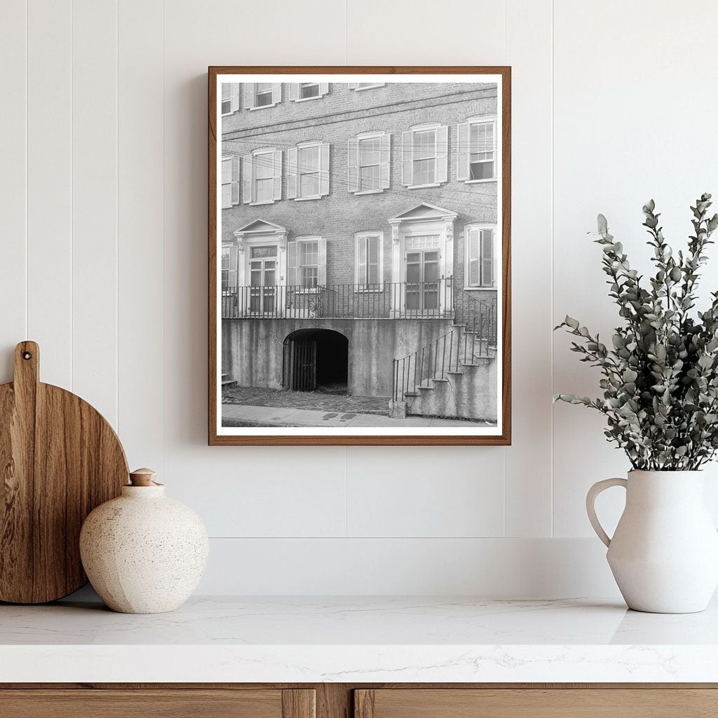 Blake Tenements, Charleston SC, 1760-1772 Vintage Photo