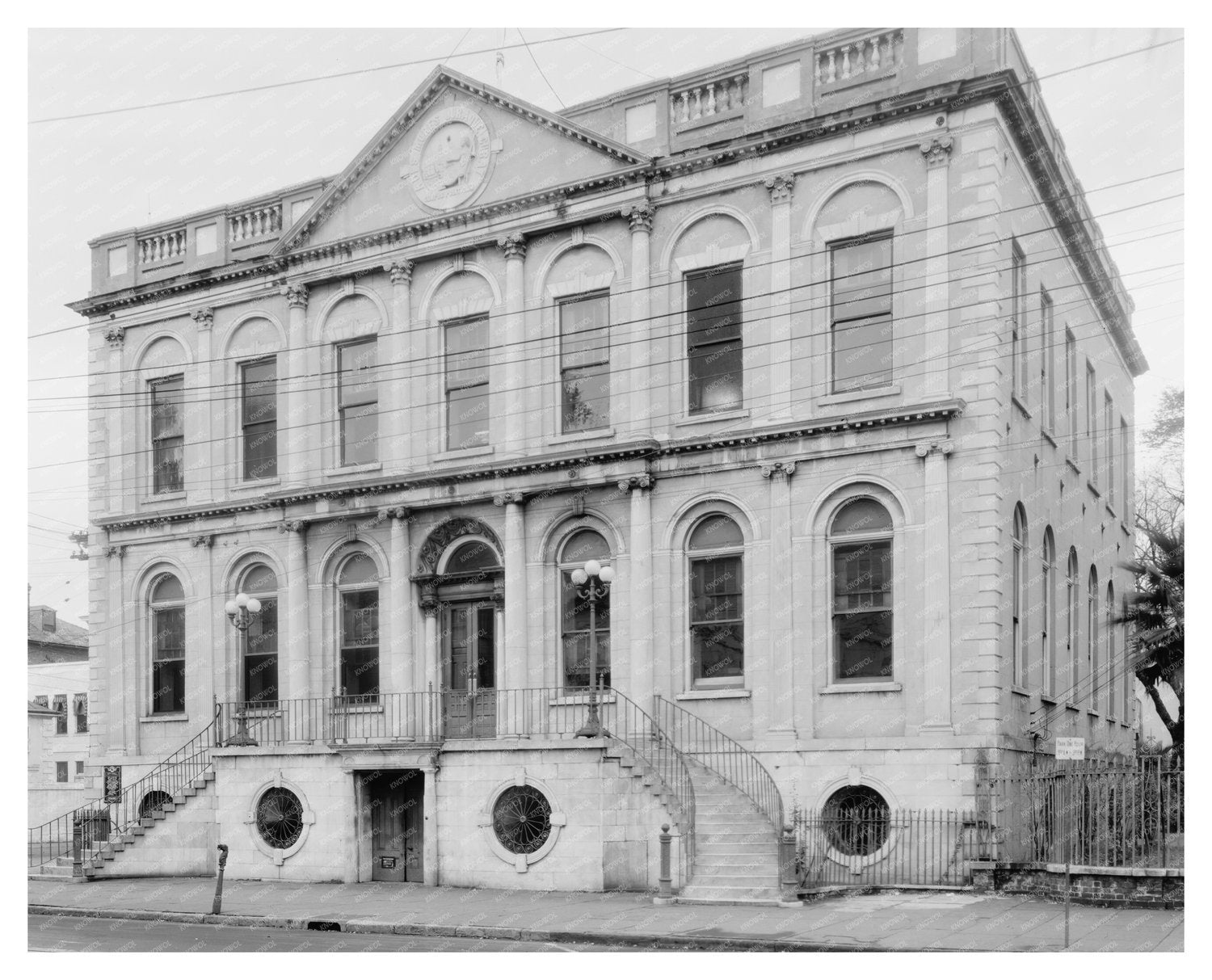 Charleston SC City Hall: Historic Photo from 1801