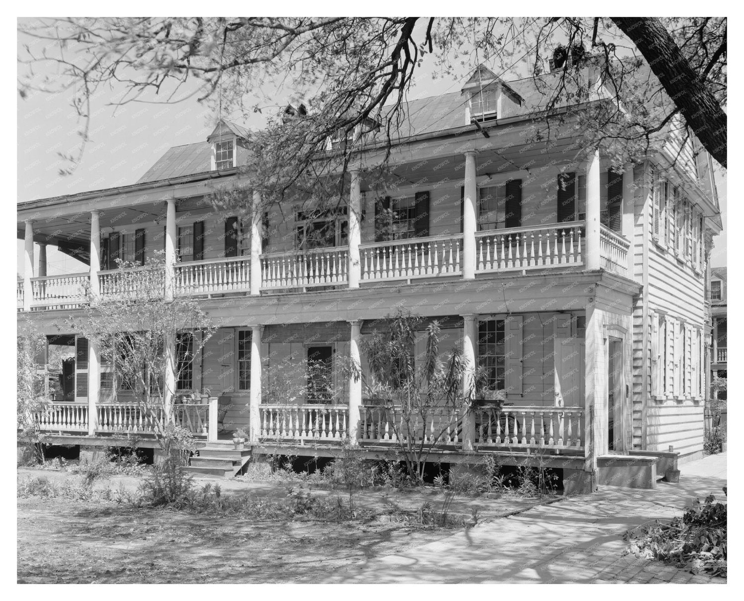Charleston SC Architecture: Vintage Photo from Early 1900s