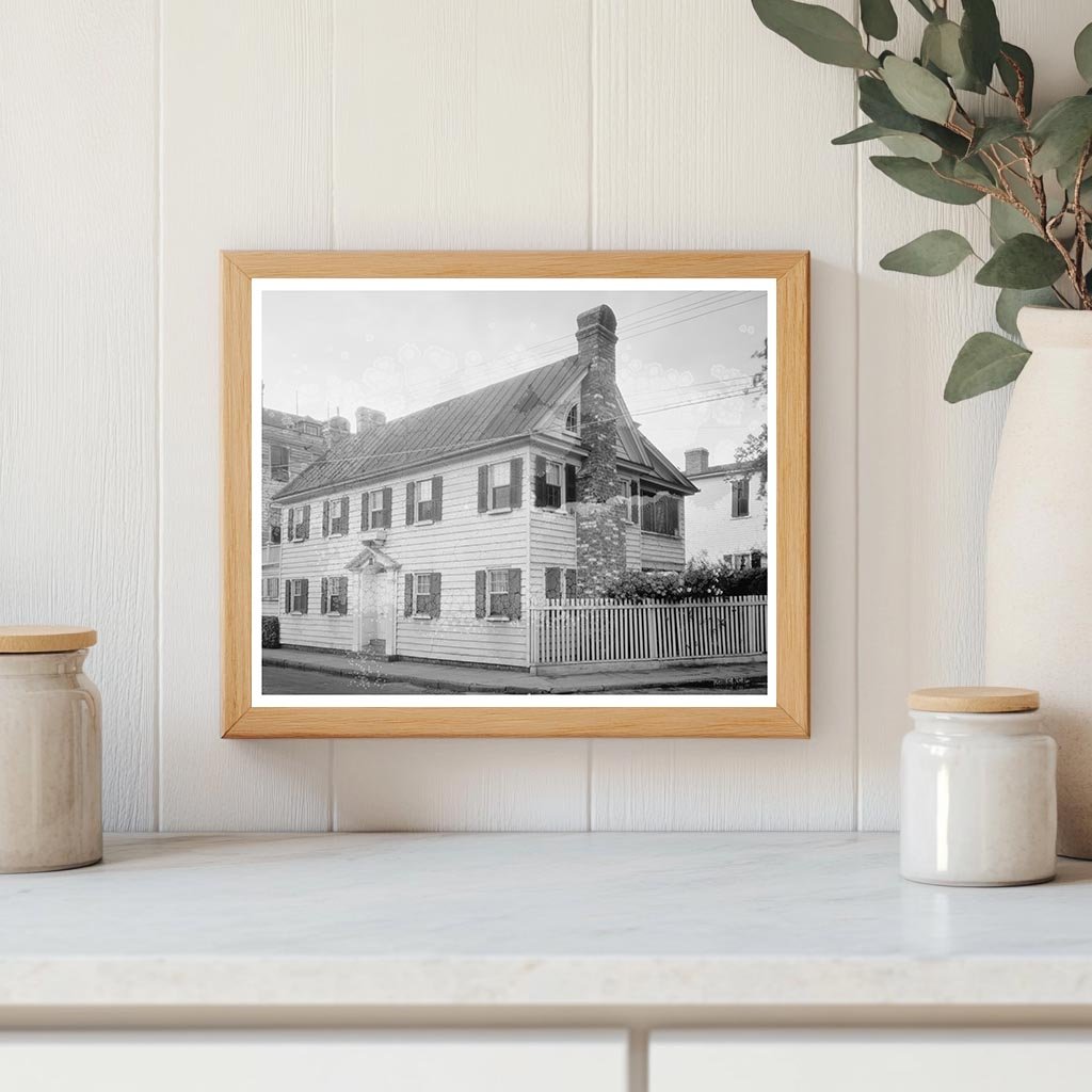 Charleston SC Residential Scene Early 20th Century