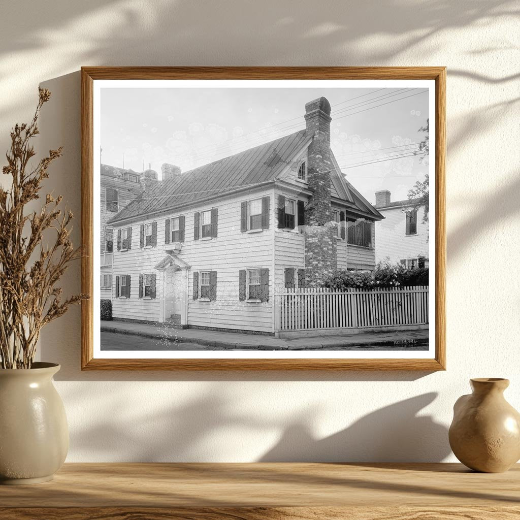 Charleston SC Residential Scene Early 20th Century
