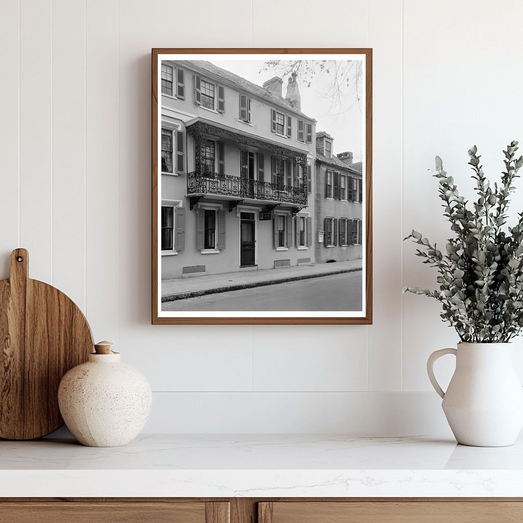 Du Bose Heywards House, Charleston SC, 1953 Photo