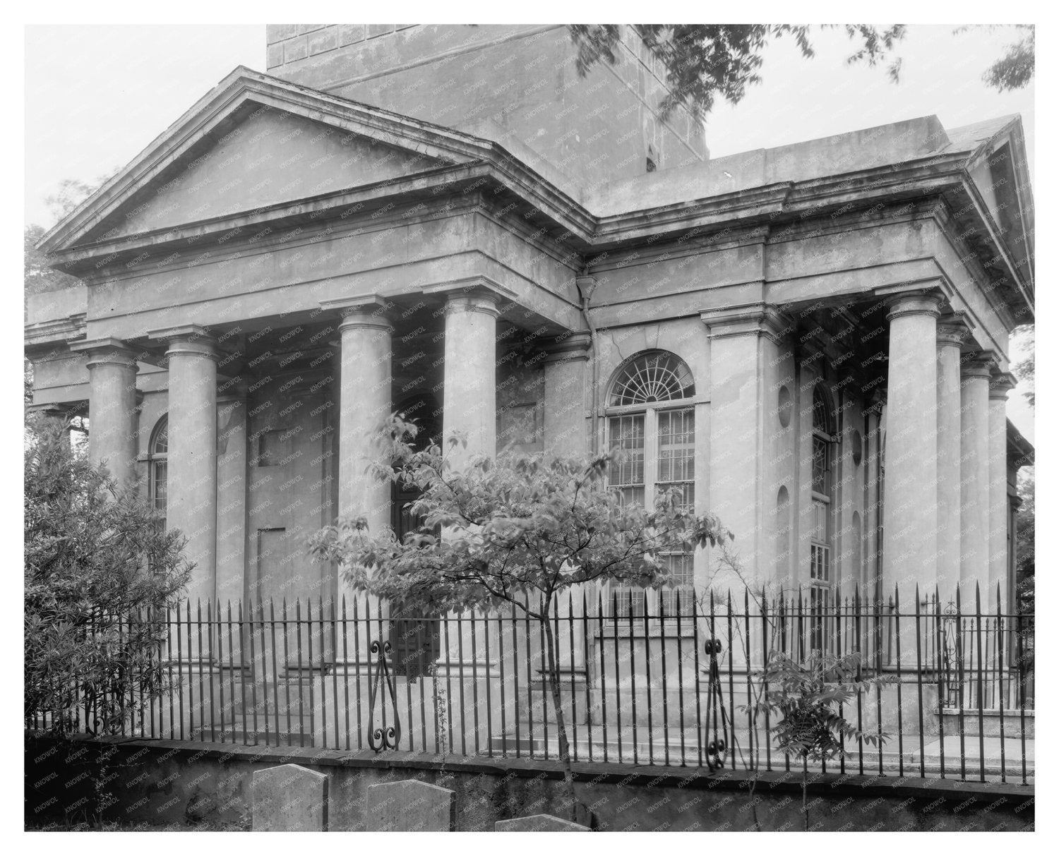 Charleston SC Episcopal Church Photo, 1835
