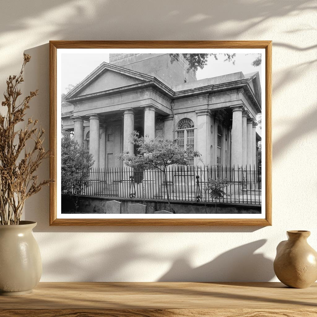 Charleston SC Episcopal Church Photo, 1835