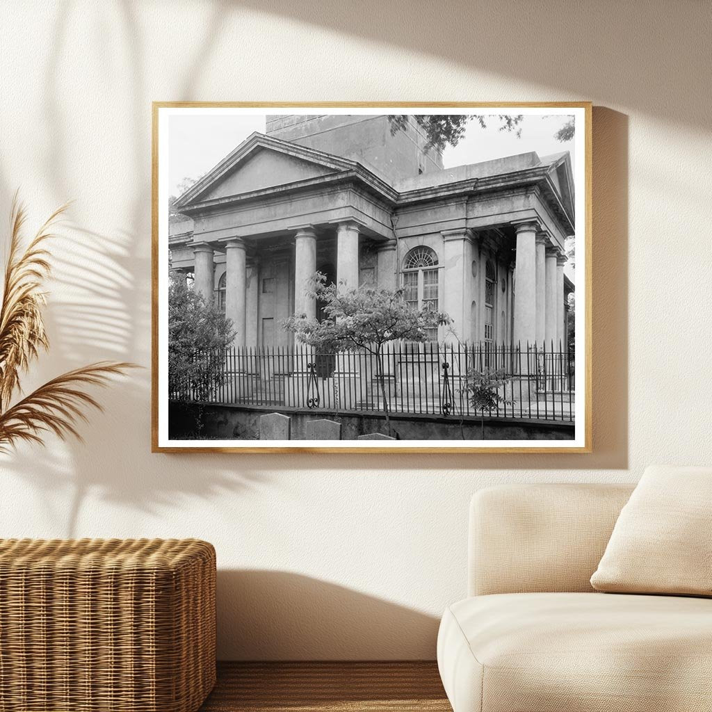 Charleston SC Episcopal Church Photo, 1835
