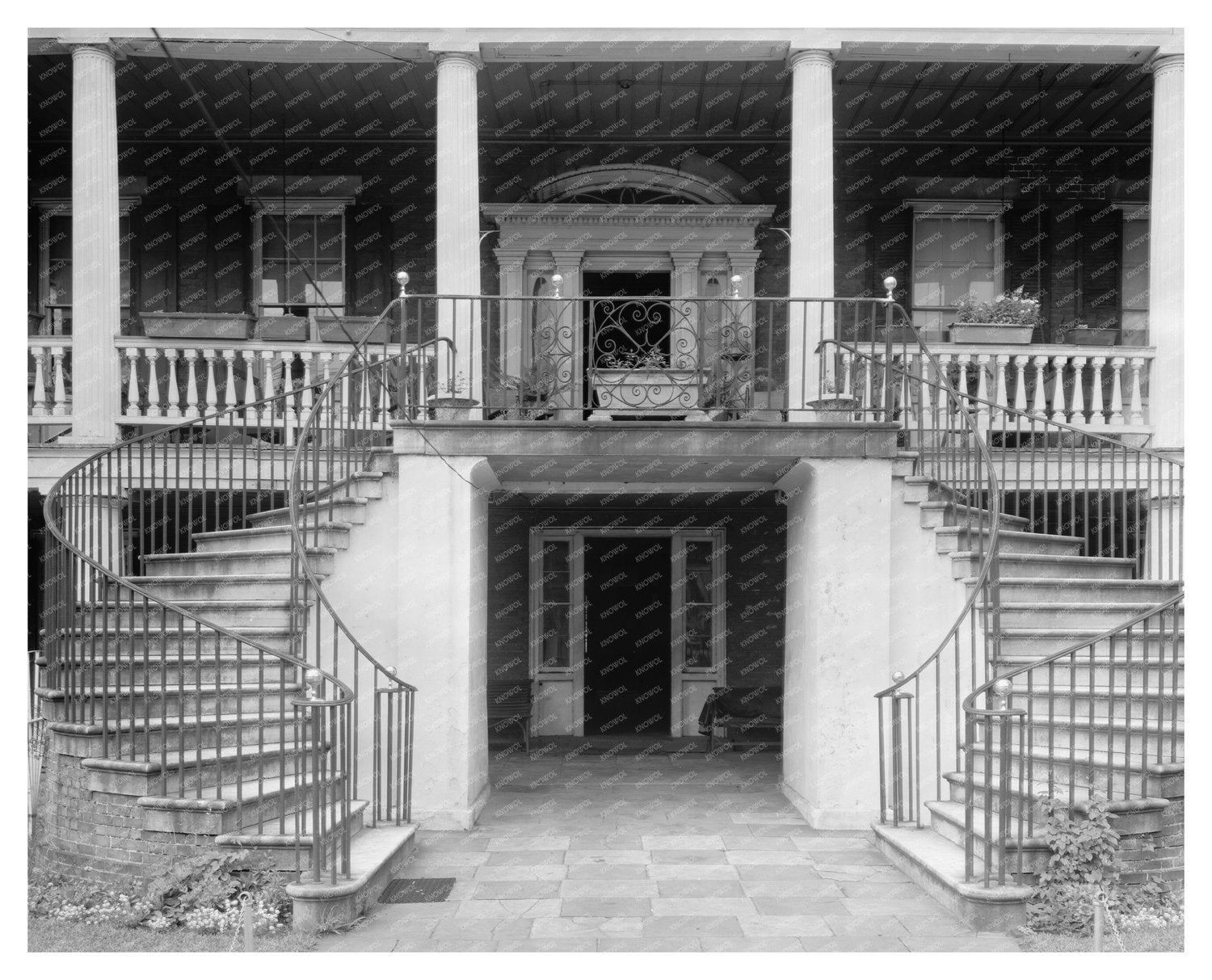 Robert Martin House, Charleston SC, 1840 Vintage Photo