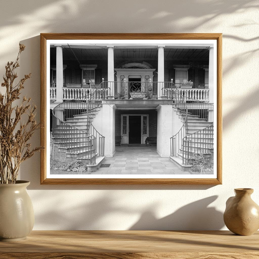 Robert Martin House, Charleston SC, 1840 Vintage Photo
