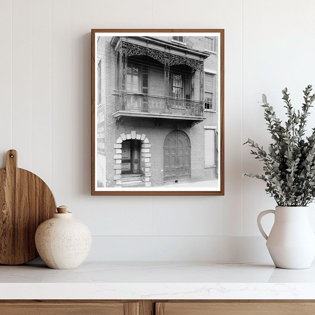 Charleston SC Architecture Details 1900s Vintage Photo