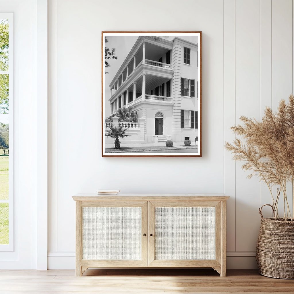 Vintage Charleston Architecture Photo, SC 1900s