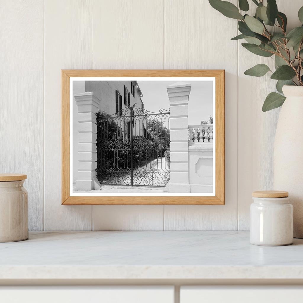 Parsons Gate, Charleston SC, Vintage Photo, 1953
