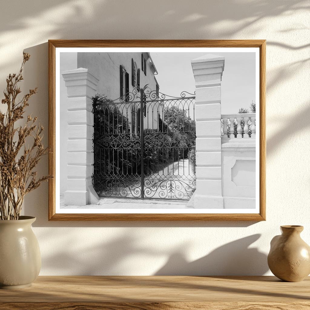 Parsons Gate, Charleston SC, Vintage Photo, 1953
