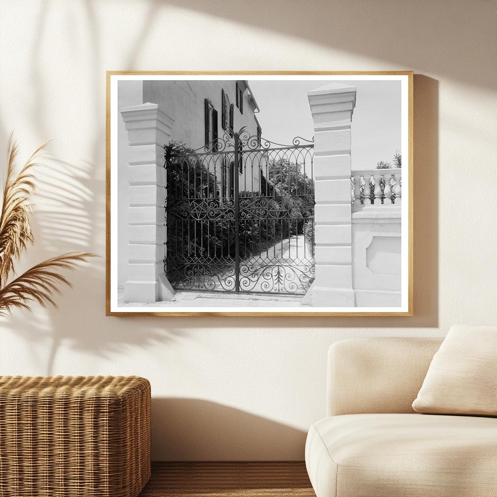 Parsons Gate, Charleston SC, Vintage Photo, 1953