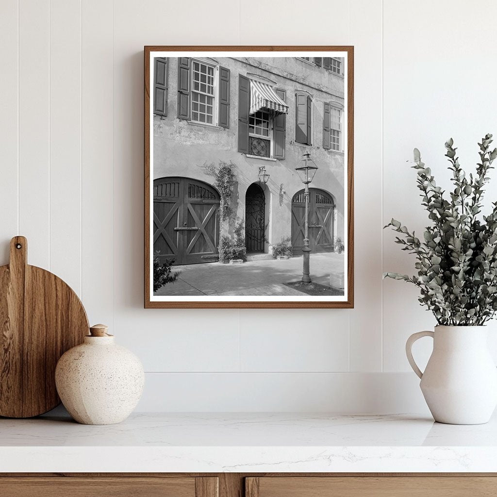 Mrs. Legges House, Charleston SC, 1910s Vintage Photo