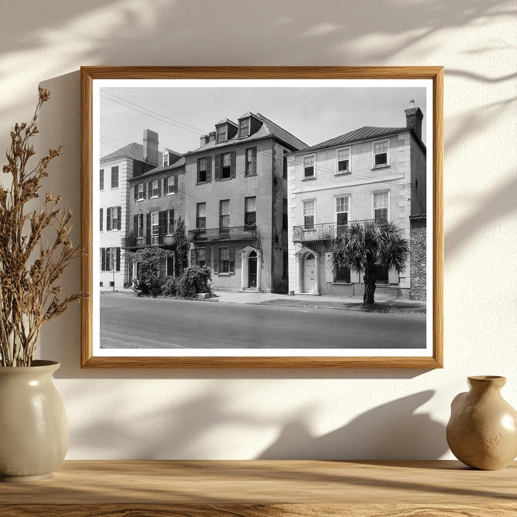 Charleston SC Residential Street Architecture 1900s