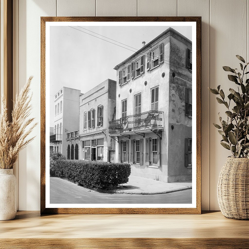 Charleston SC Architecture, 20th Century Vintage Photo