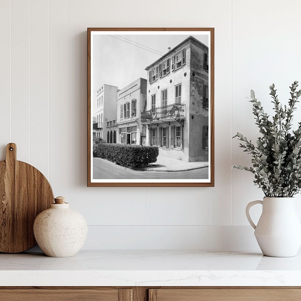 Charleston SC Architecture, 20th Century Vintage Photo