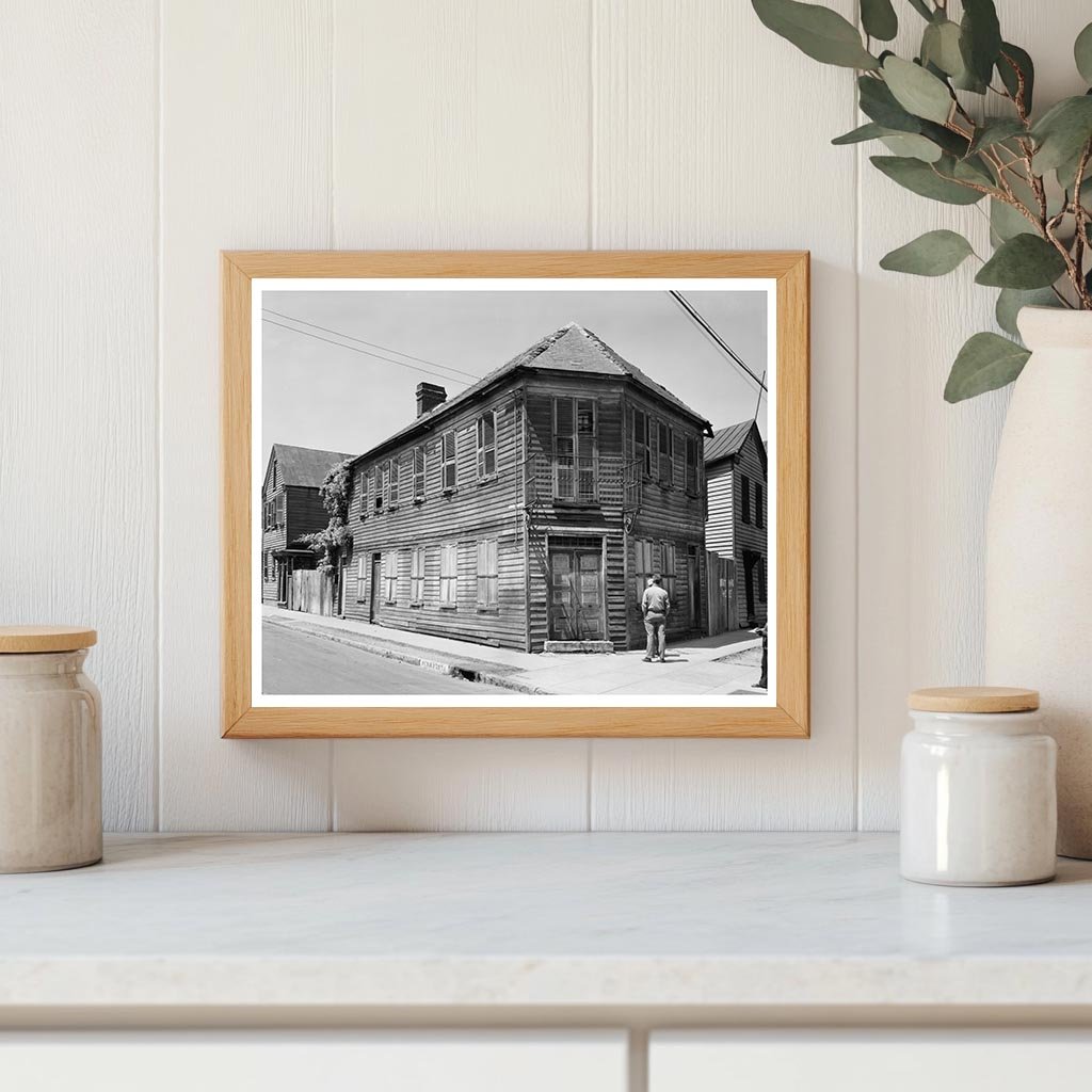 Gov. Aiken House, Charleston SC, 1820 Vintage Photo