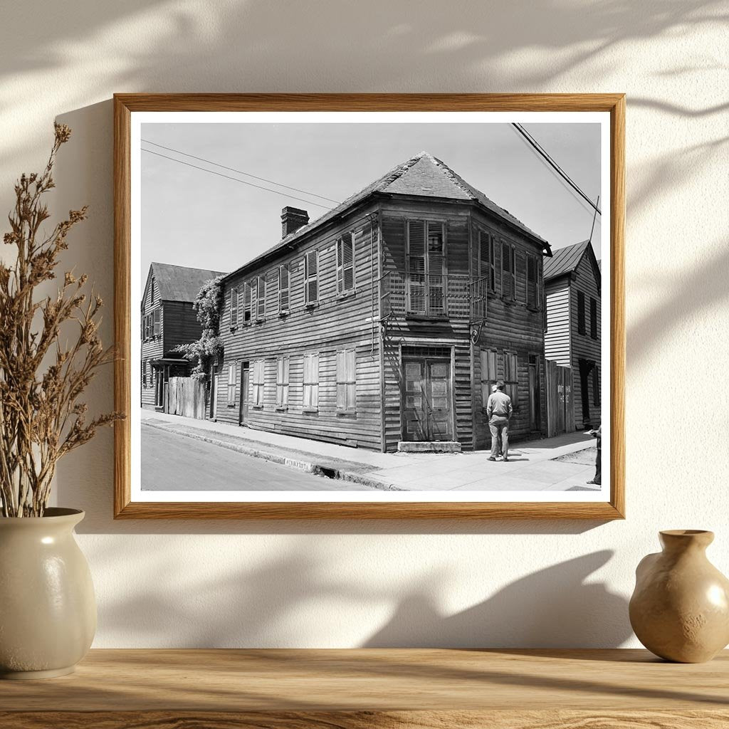 Gov. Aiken House, Charleston SC, 1820 Vintage Photo