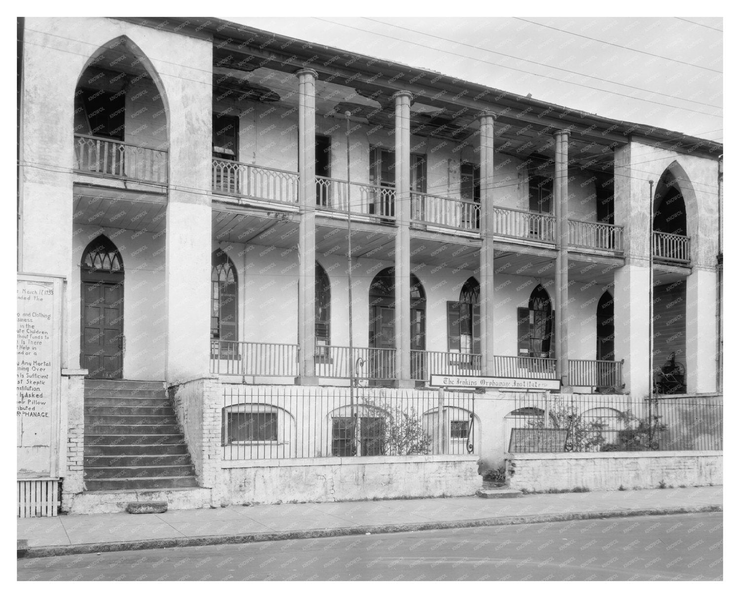 Jenkins Orphan Asylum, Charleston SC, 20th Century Photo