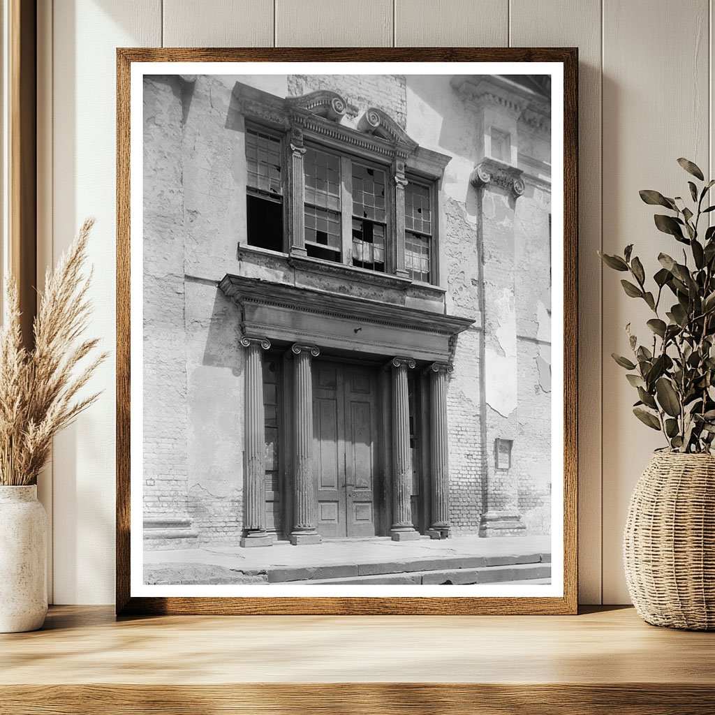 Old Medical College, Charleston SC, 1824 Vintage Photo