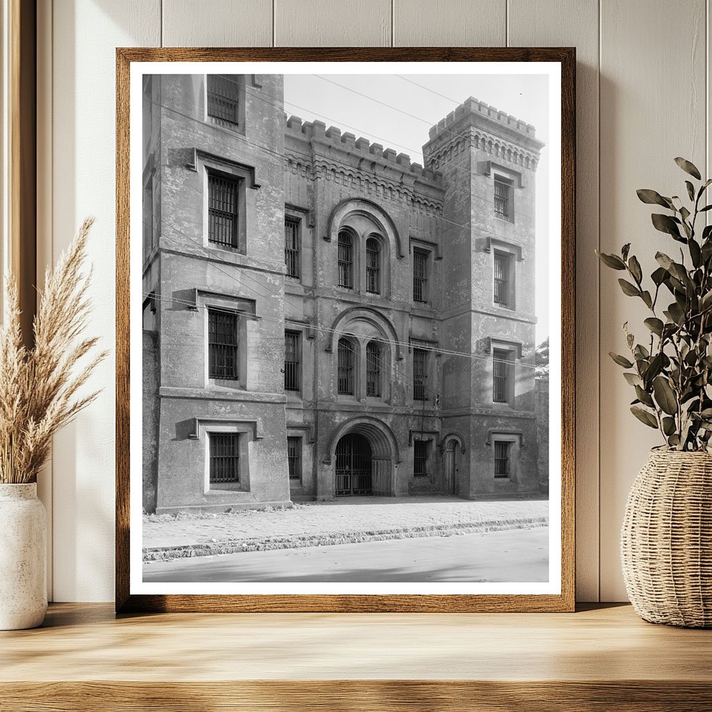 Charleston County Jail Photo, South Carolina, 1900s