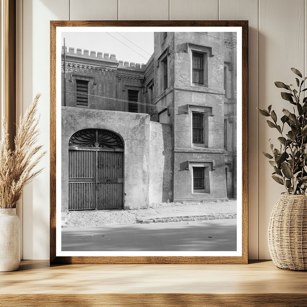 Charleston SC Jail Vintage Photo 1930s