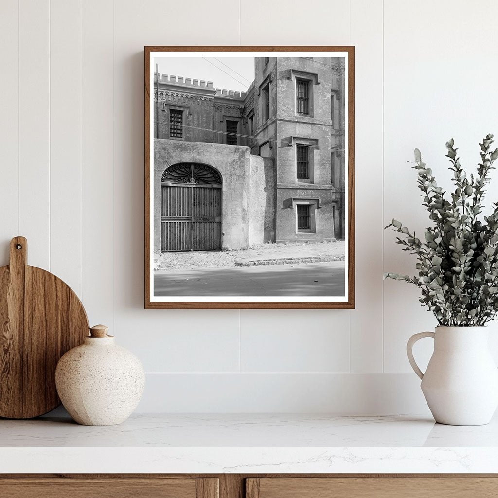 Charleston SC Jail Vintage Photo 1930s