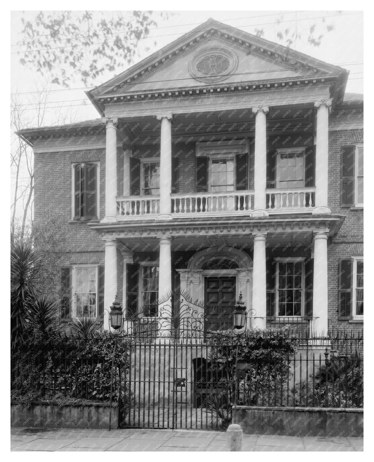 Miles Brewton House, Charleston SC, 1765 Historic Photo