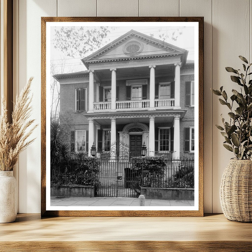 Miles Brewton House, Charleston SC, 1765 Historic Photo