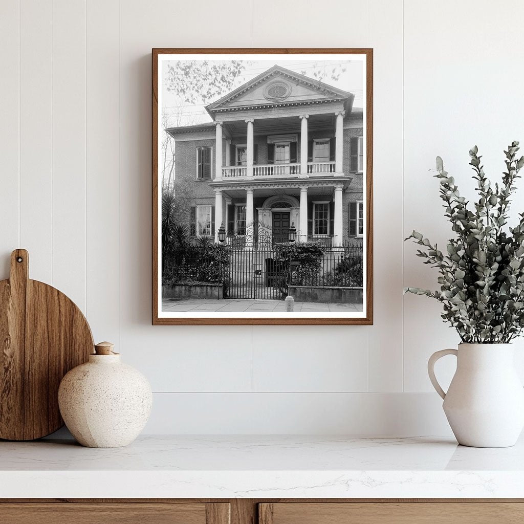 Miles Brewton House, Charleston SC, 1765 Historic Photo