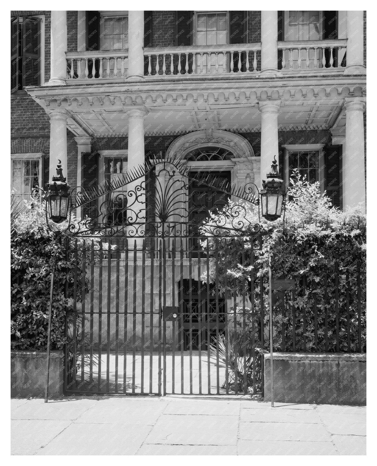 Miles Brewton House, Charleston SC, 1765 Historical Photo