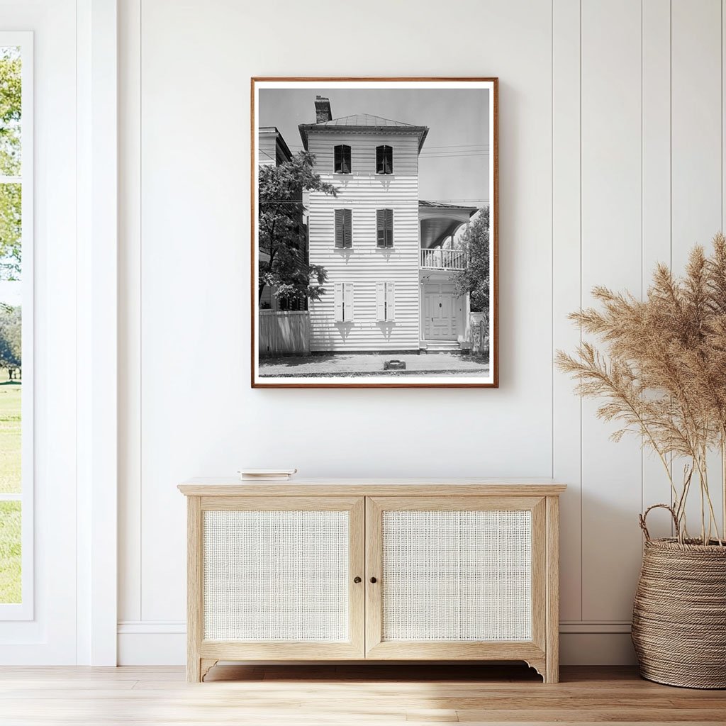 Historic House in Charleston, SC - 1953 Vintage Photo
