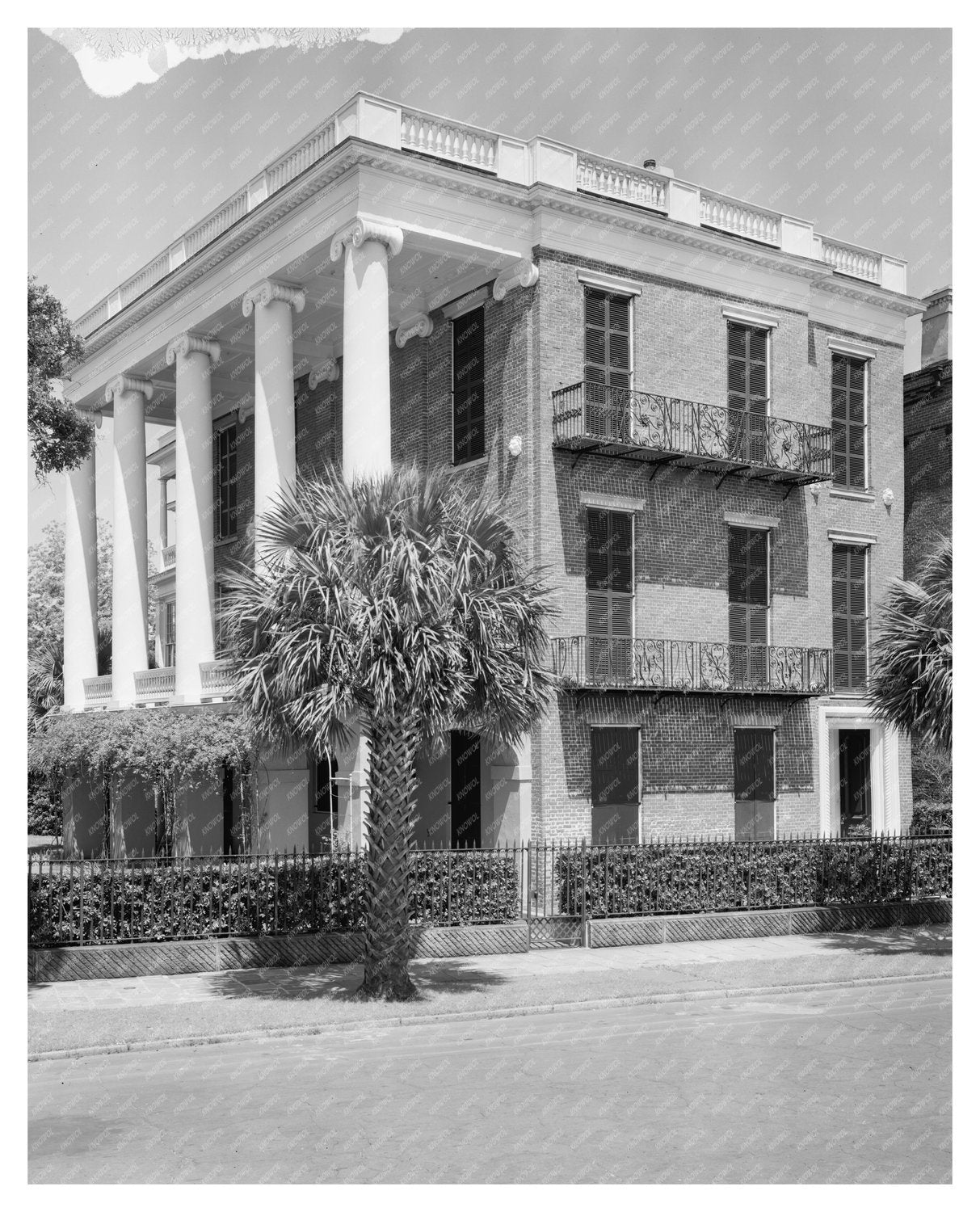 1838 Historic Dwelling in Charleston, SC - Vintage Photo
