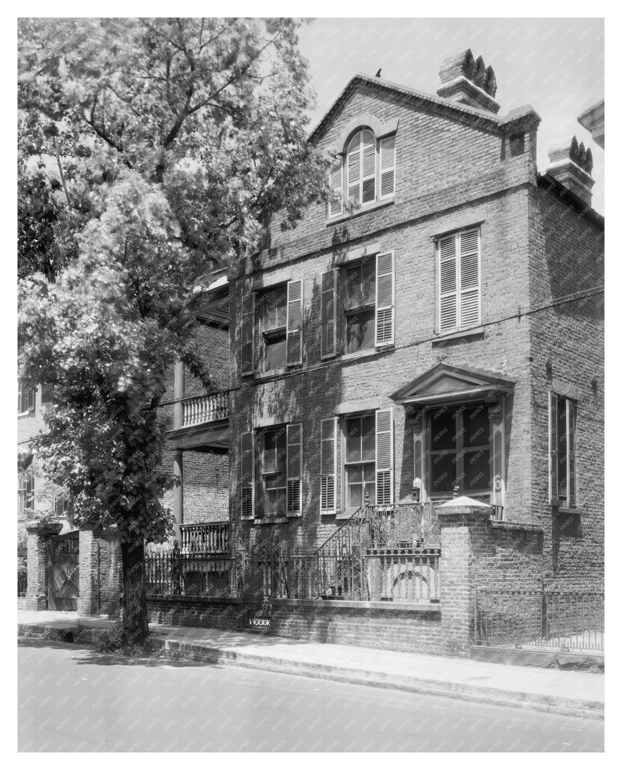 1900s Charleston SC Vintage Architectural Photograph