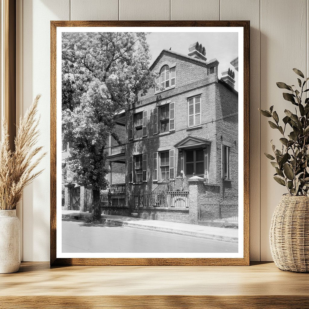 1900s Charleston SC Vintage Architectural Photograph