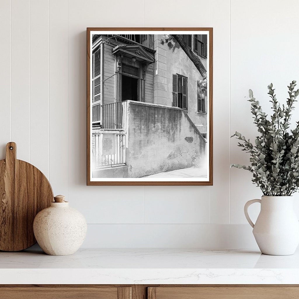 Charleston SC Architectural Heritage Photograph 1953