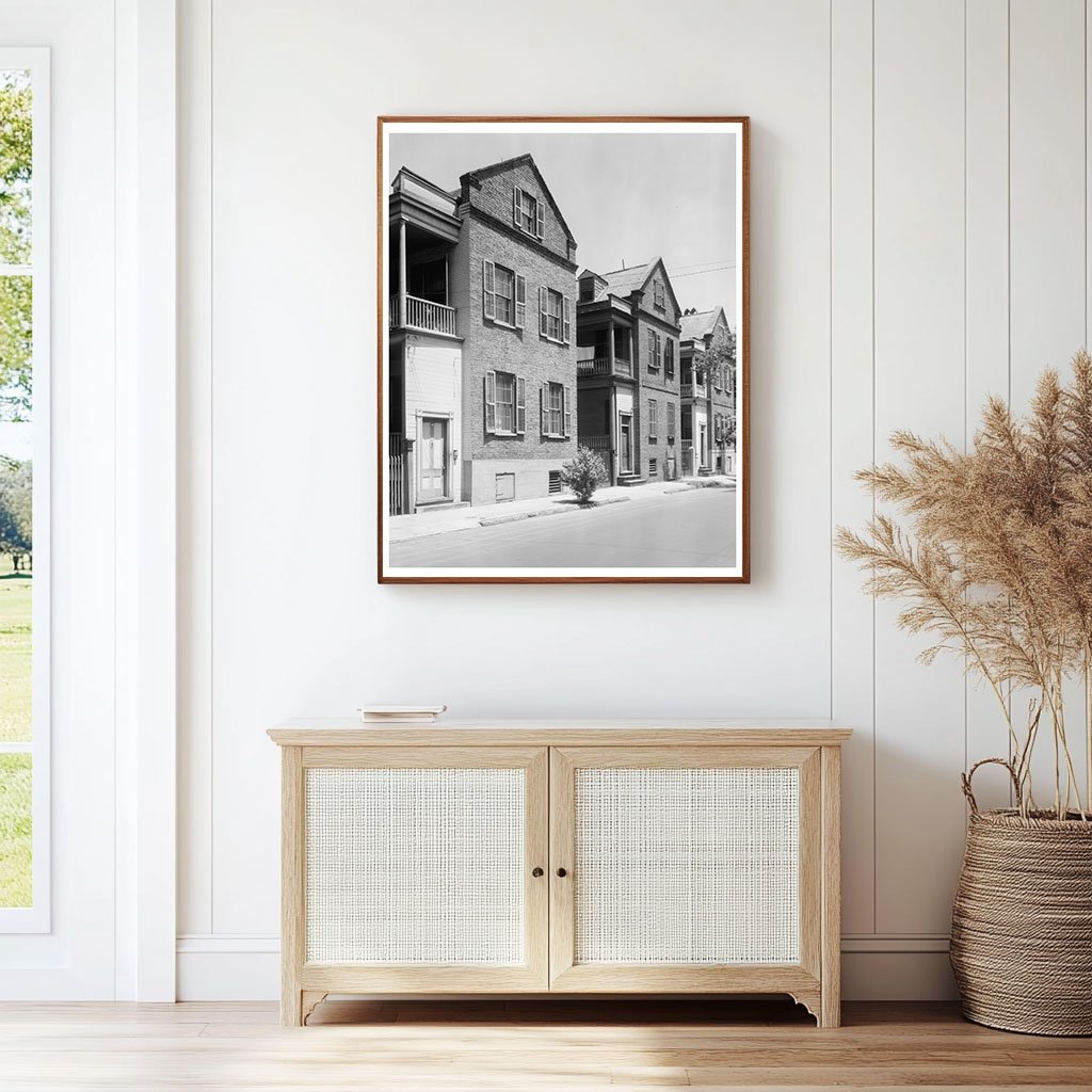 Charleston SC Architecture Vintage Photo 20th Century