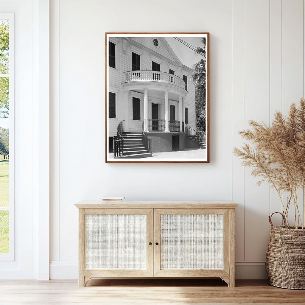 Historic Charleston Building, SC 1953 - Vintage Photo