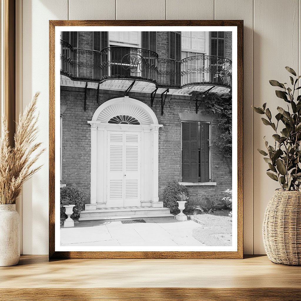 Nathaniel Russell House, Charleston SC, 1811 Vintage Photo