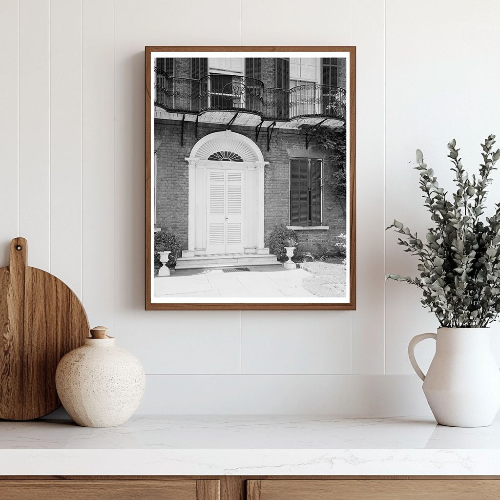Nathaniel Russell House, Charleston SC, 1811 Vintage Photo