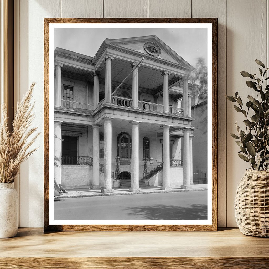 Historic Building in Charleston, SC, 1804 Photo Archive
