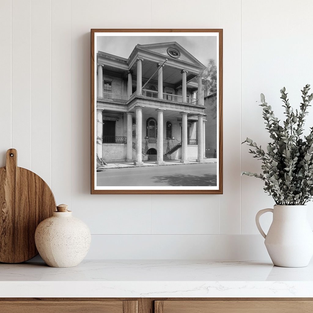 Historic Building in Charleston, SC, 1804 Photo Archive