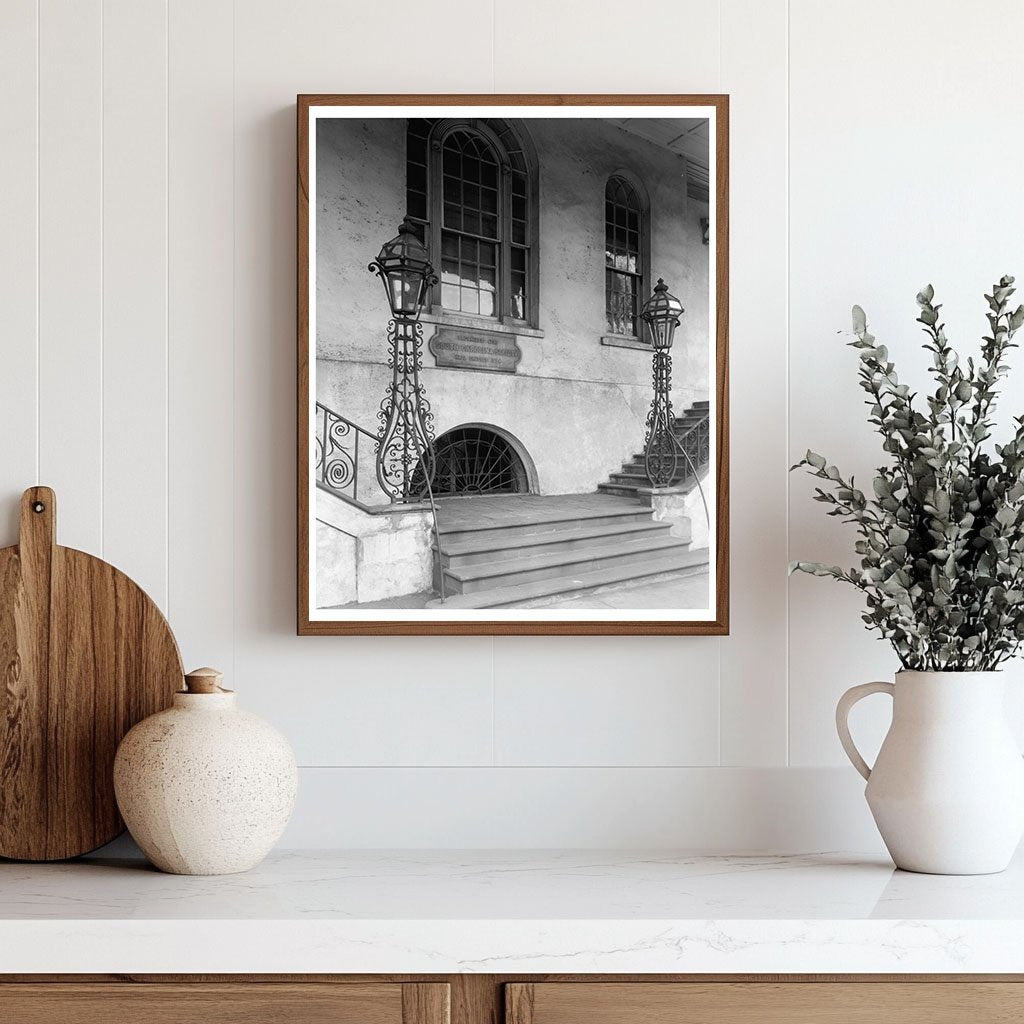Vintage Charleston Architecture Photo, SC 1804