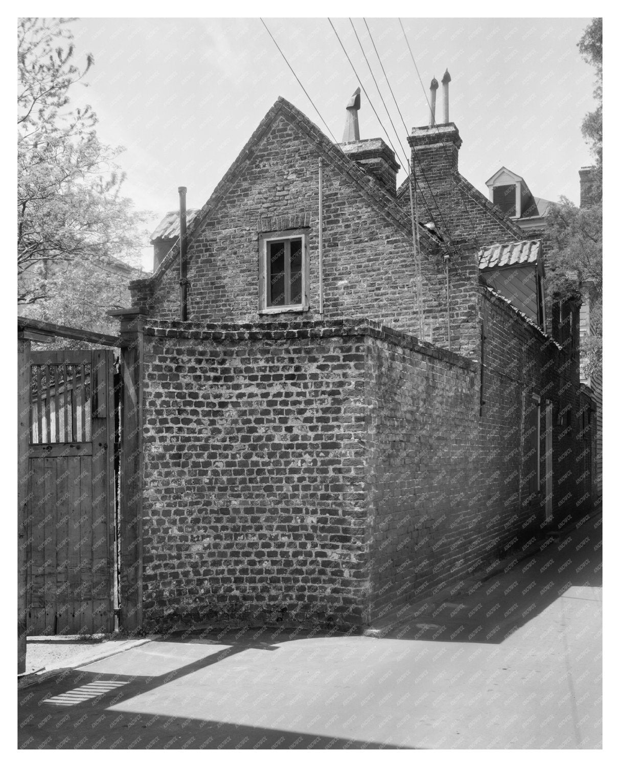 Elihu Hall Bay House, Charleston SC, 1785 Vintage Photo